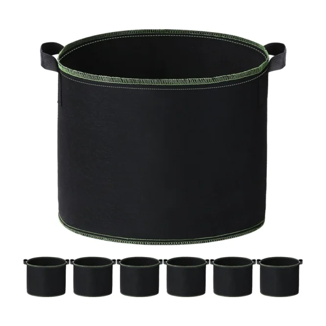 Wholesale grow bags 10 gallon flower pots vegetable grow bags geotextile planting grow bags fruit growing non woven fabric pots