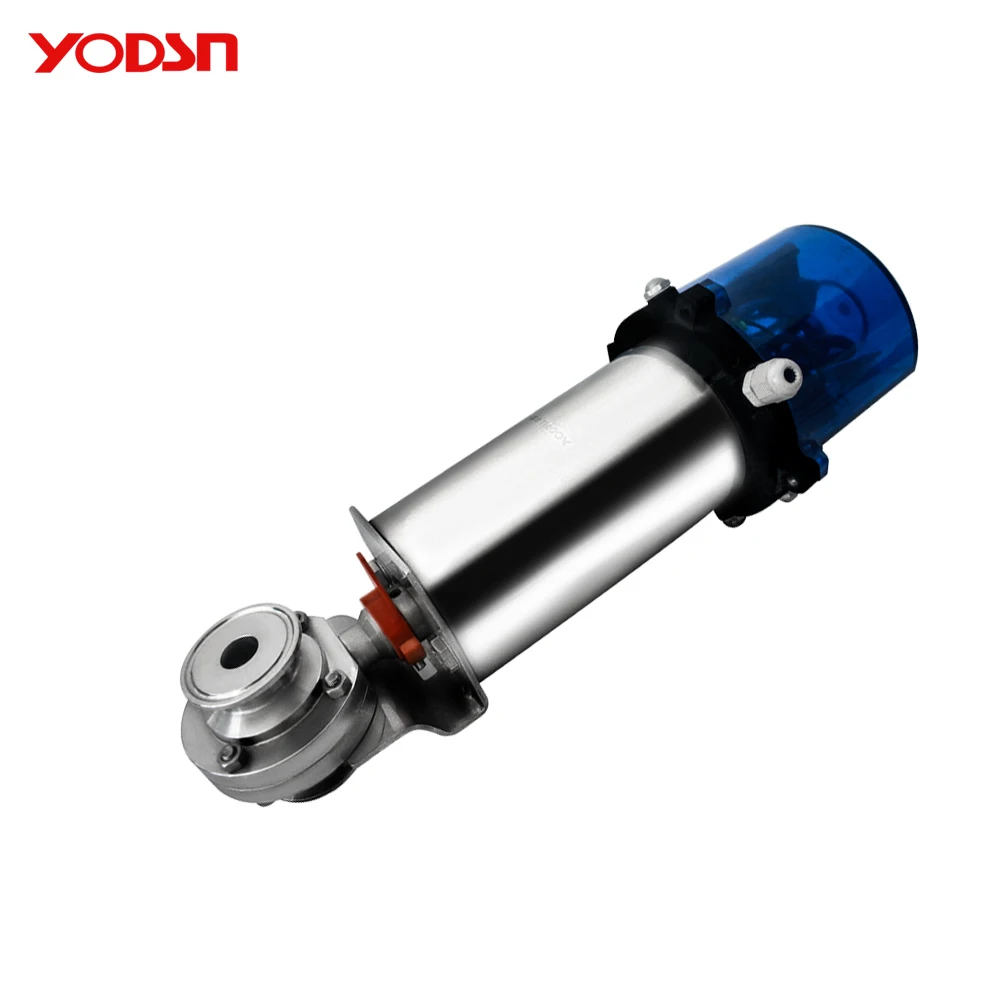 Hot Selling high quality Pneumatic Butterfly Valve Hygienic Intelligent Pneumatic Drive Butterfly Valve automatic