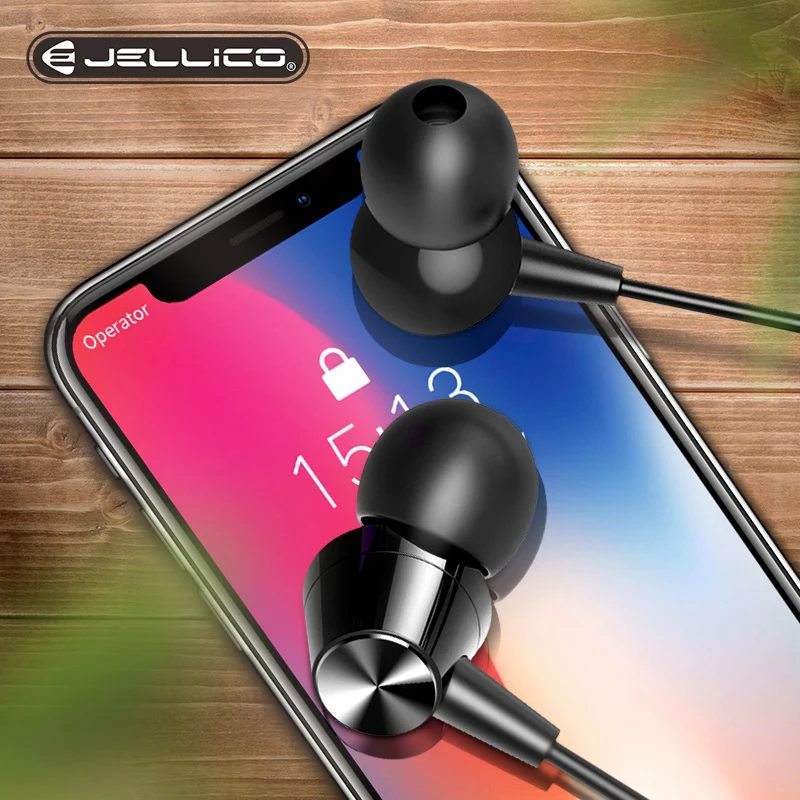  Jellico X4A 3.5mm In-Ear Flat Head Design Wire Control Stereo