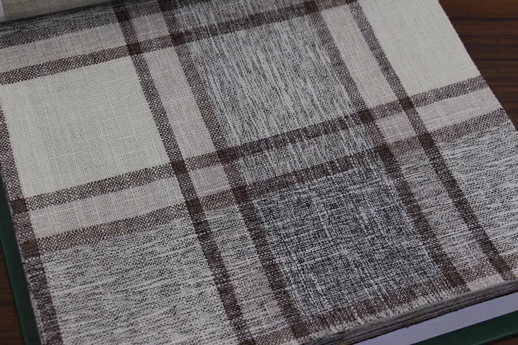 high quality multiple colors price upholstery plaid linen sofa clothes fabric