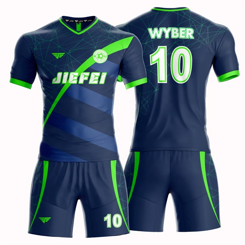 JFR SPORTS China Supplier Custom Sublimation 2022 Promotion Low Price Mens Soccer Kit Manufacturers