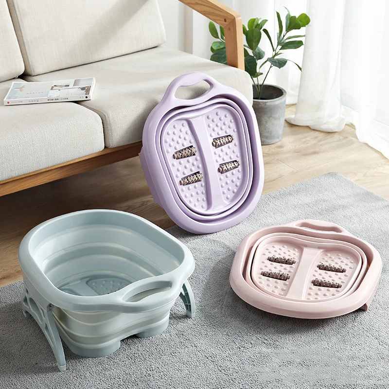 2021 Amazon Hot selling Durable Leak Proof Foldable Plastic Basin Foot Bath