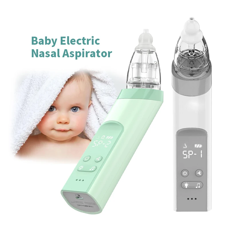 2024 Baby Nasal Aspirator Electric Nose Cleaning Factory OEM/ODM Nose Sucker Safe Sniffling Children Electric Nasal Aspirator