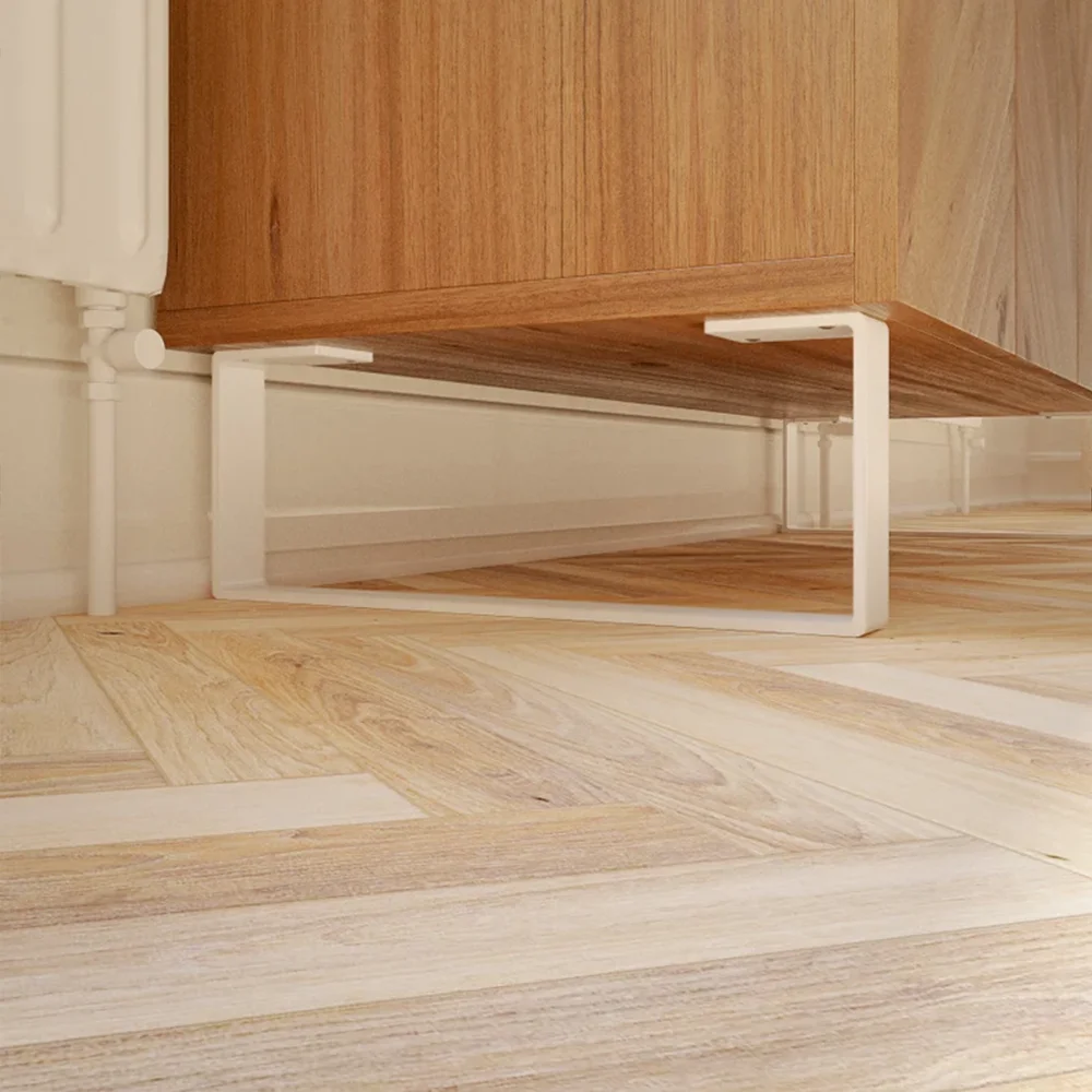 Metal Furniture Feet Black White Cabinet Sideboard Legs Living Room Bedroom Furniture Legs