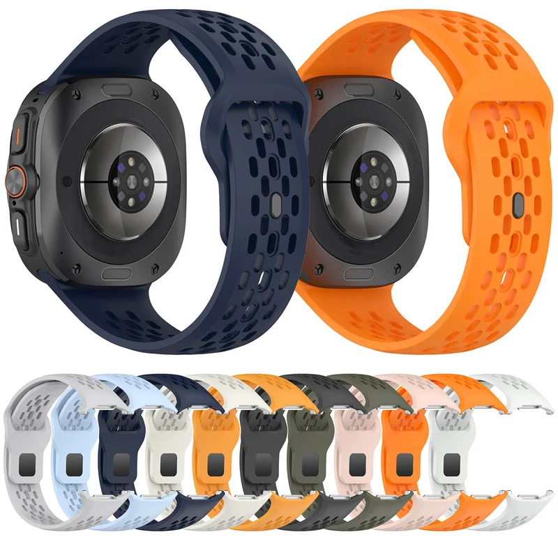 Sport Silicone Strap For Samsung Galaxy Watch Ultra 47mm Band Watchband Wristband Bracelet For Samsung Watch Ultra Accessories