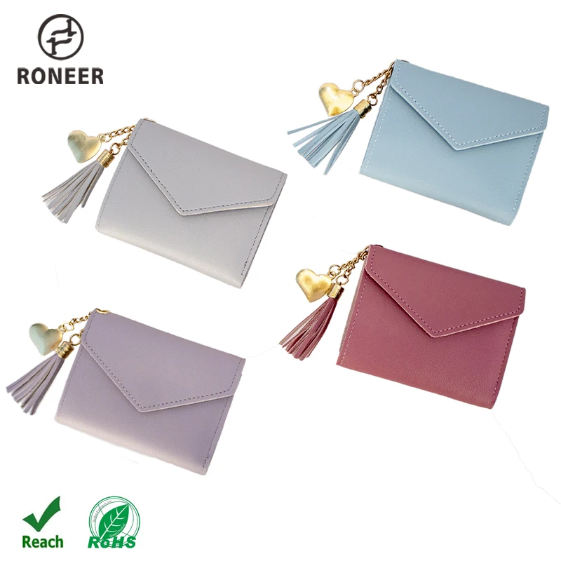 2022 Cheap Purse carteras PU Leather Mini Small Wallet Bag for Ladies Cute Style casual cute women wallets luxury leather wallet