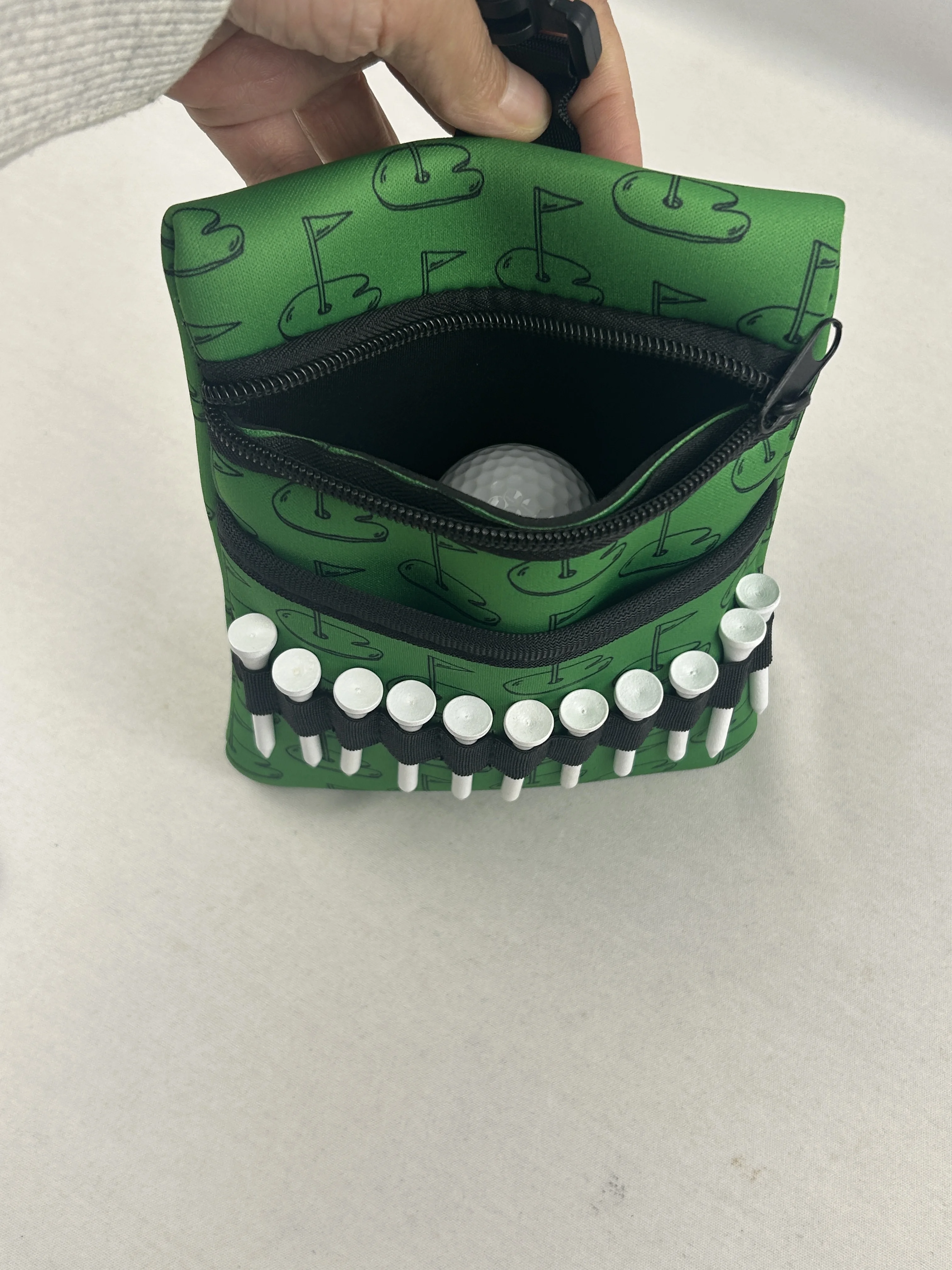 Portable Pocket Golf Ball Washer Golf Ball Cleaner Pouch