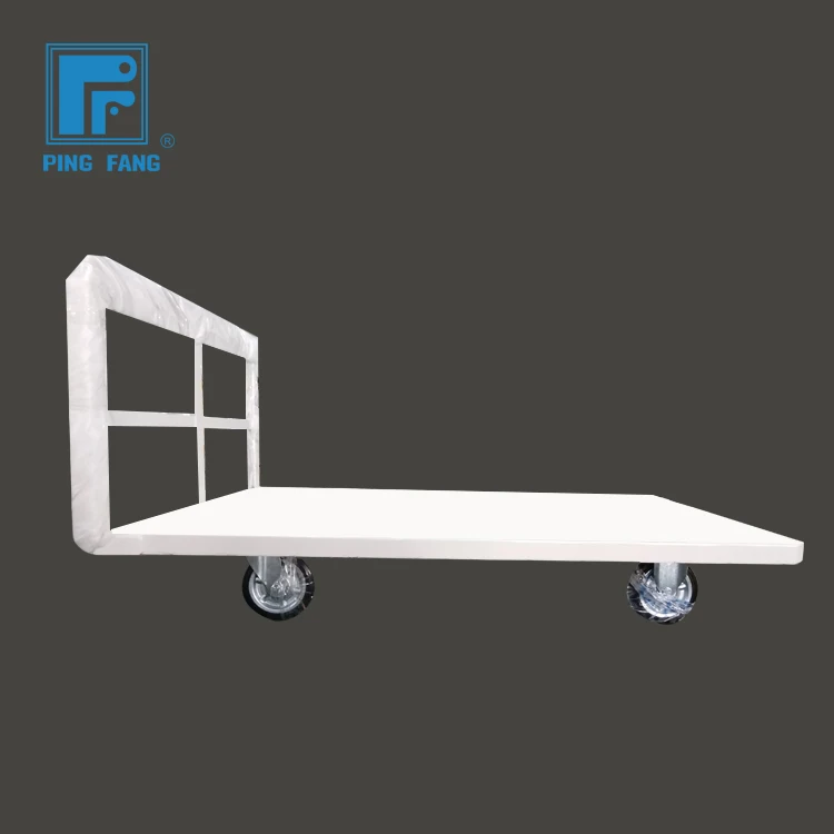 Hot sale  Portable Warehouse Platform Cart platform hand trucks foldable trolley platform hand truck
