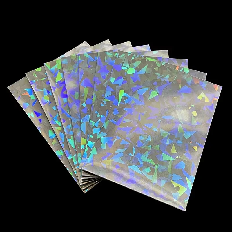 Wholesale Gemstone Laser Matte Card Sleeves Holographic Penny Sleeves Perfect Inner PP Trading Card For All Standard Cards