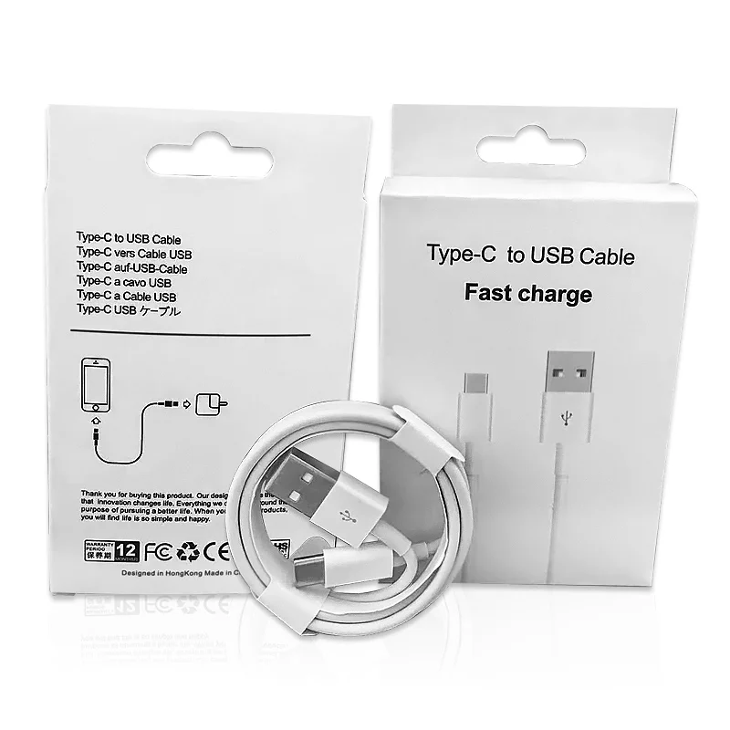 Wholesale TPE Type C 2A Quick Charger USB Cable Fast Charging Mobile phone data cable USB-C for xiaomi