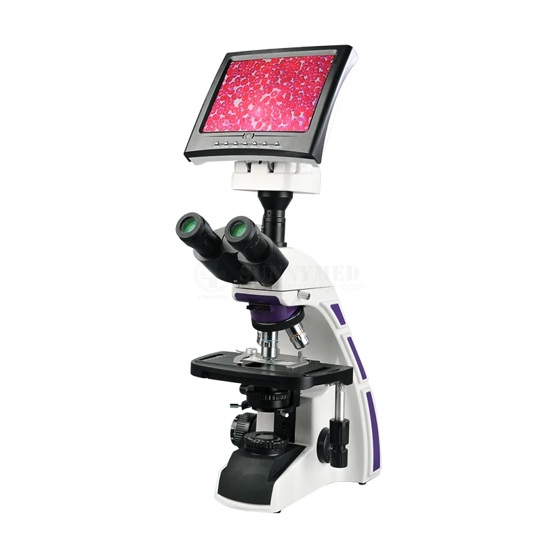 SY-B129T Digital Biological Binocular Microscope Microscope with LCD Display For Lab