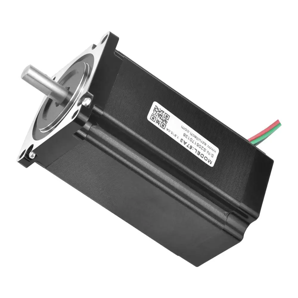 R60 + 57A3 1 комплект Драйвер шагового двигателя комплект Nema 23 микро 3NM 4A 57*57*100 мм шаговый мотор-редуктор постоянного тока 24-с алюминиевой крышкой, 50В для фрезерный станок с ЧПУ