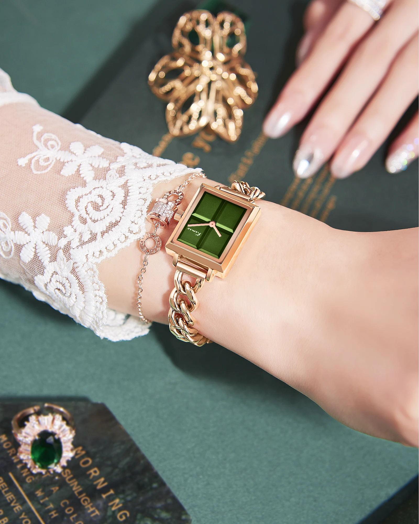 Fancy beautiful bracelet watch for ladies blue ladies watches for cool persons best watches for college girls