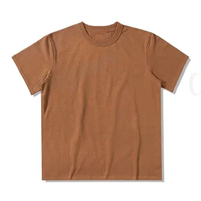 Summer Round Neck 100% Pima Cotton Boys Tee Shirts Streetwear Custom Printing Blank Graphic Men T Shirts