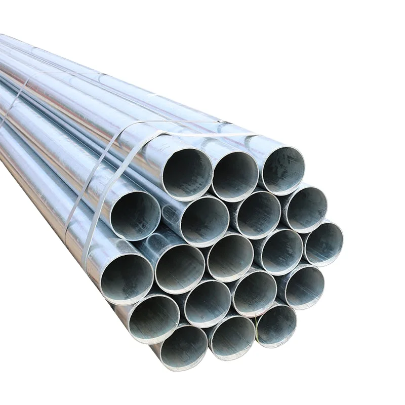 Factory popular Mild Low Carbon Round Pipe Pre GI Galvanized Steel Pipe price 1.5MM galvanized iron tube For Construction