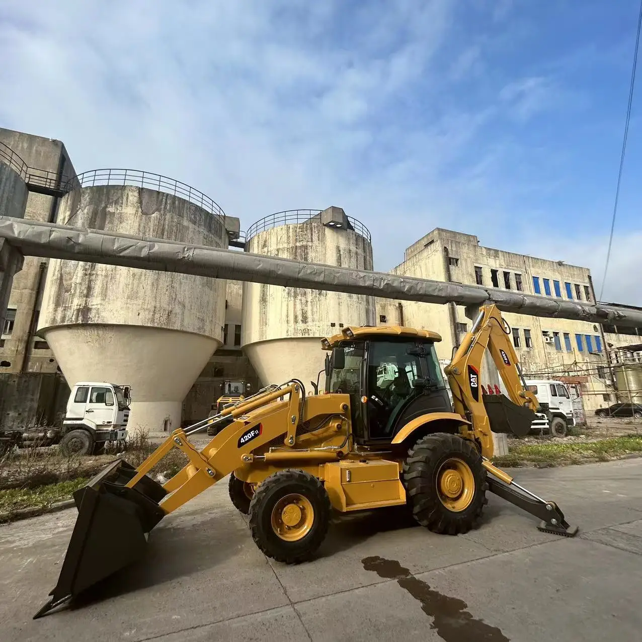 New Arrival Used Caterpillar 420F2  Backhoe Loader Hydraulic Crawler loader used cat 420F2 loaders with cheap price