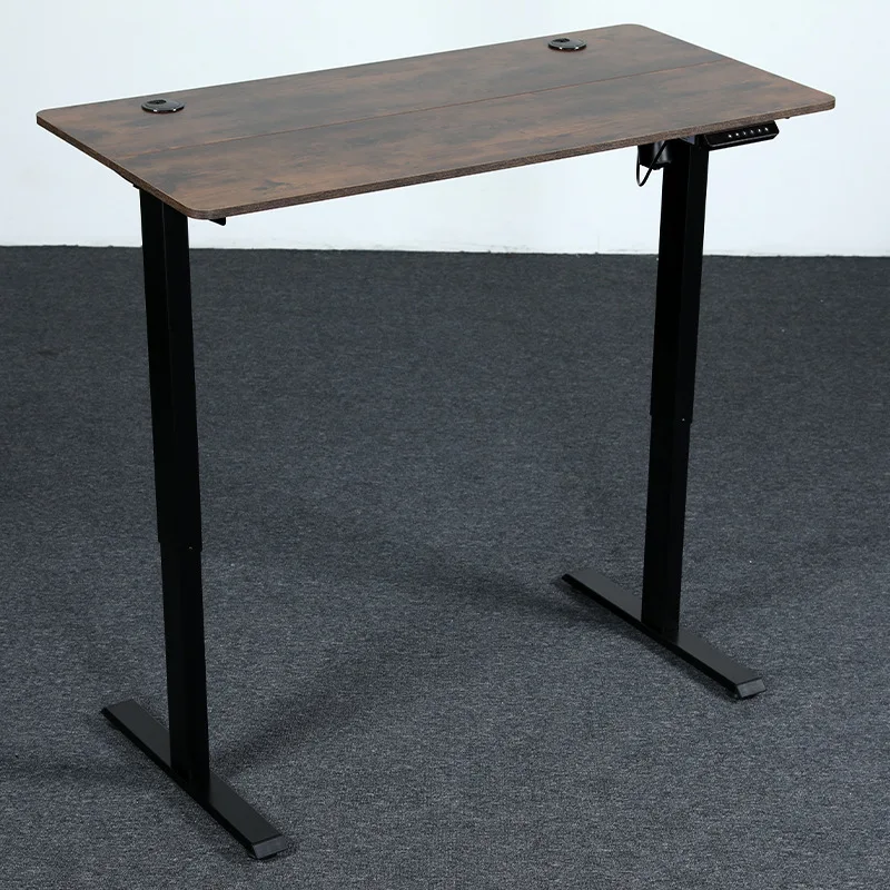 2023 new style adjustable desk electric control height standing desk office PC table for school hospital