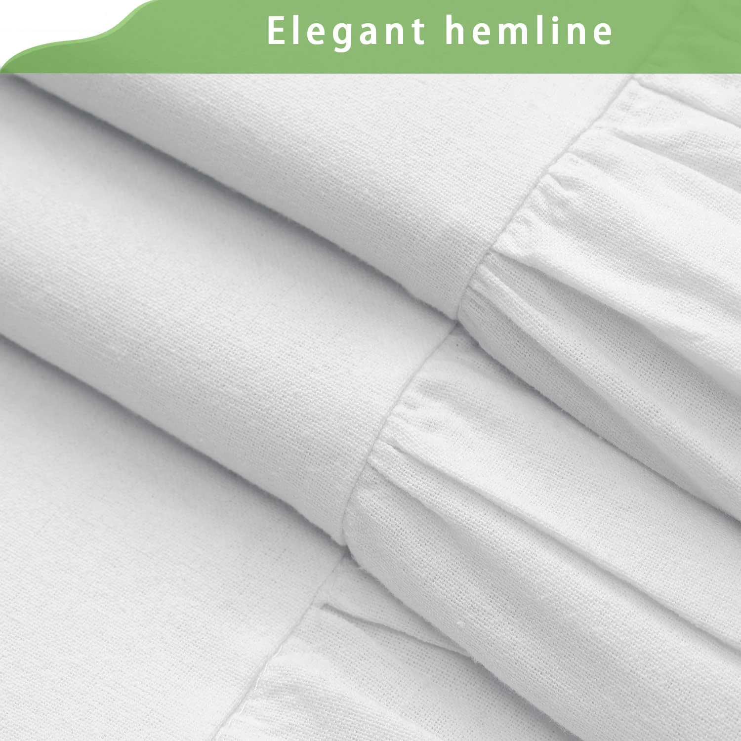 New arrival white Patchwork shower curtain linen shower curtain set shower curtain linen rustic