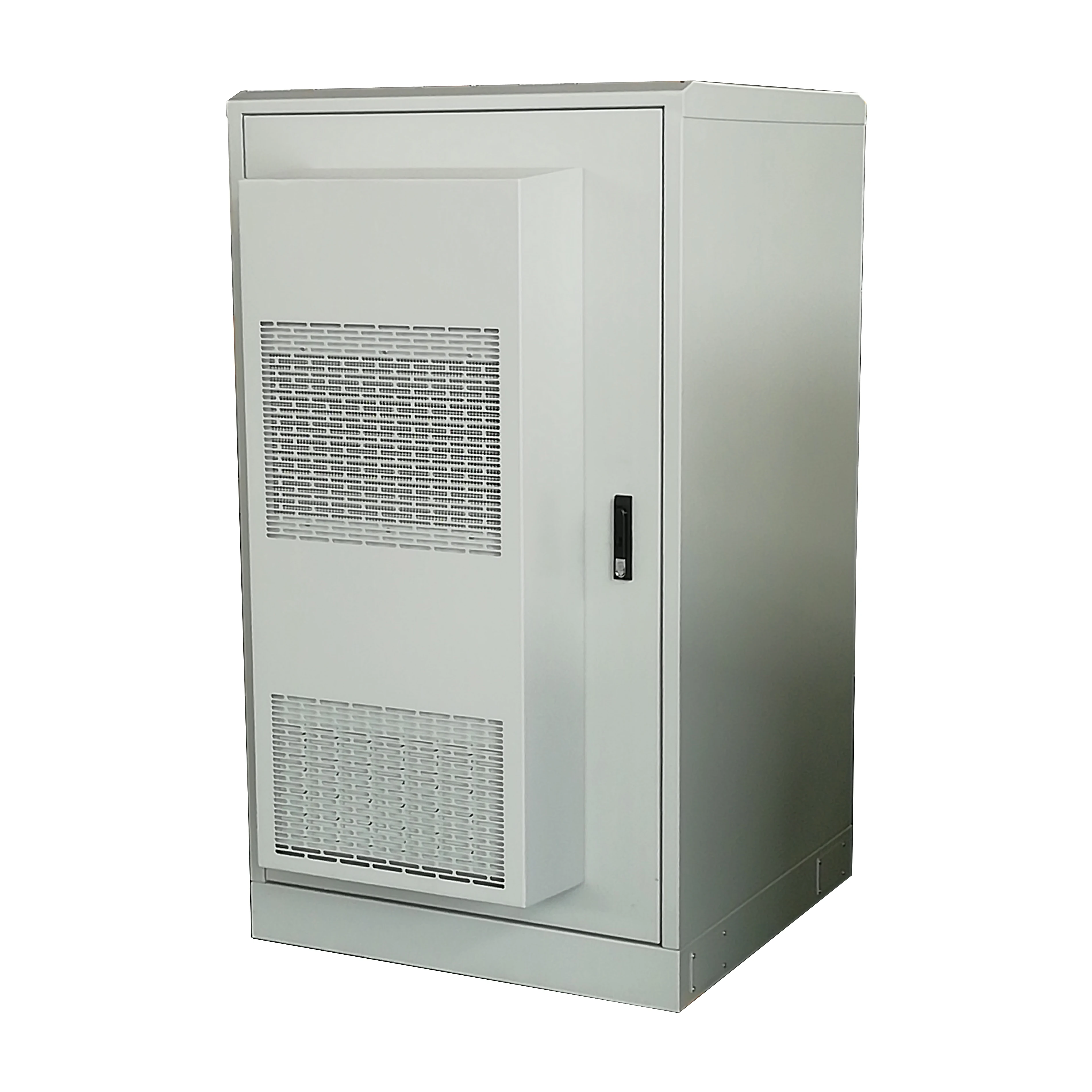 Customized box outdoor telecommunication cabinet aluminum waterproof 22U 19 inch rack enclosure SK-352