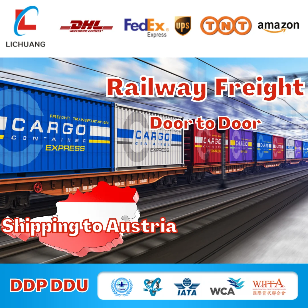 DDP/DDU Train Shipping Agent Freight Forwarder From China To Austria Europe Cheap Railway Door to Door Shipping Rates