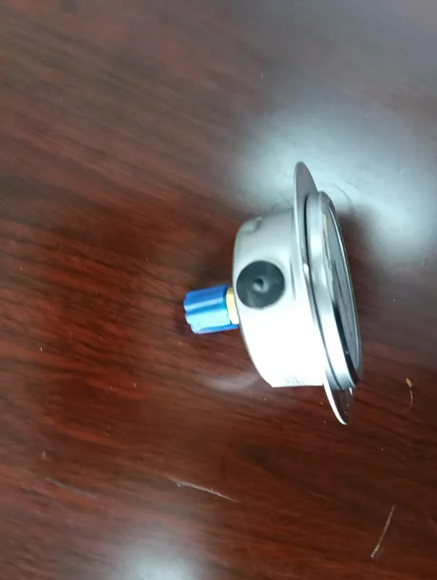 Factory price Shock-proof pressure gauge with axial edge for Gases and Liquids with good quality