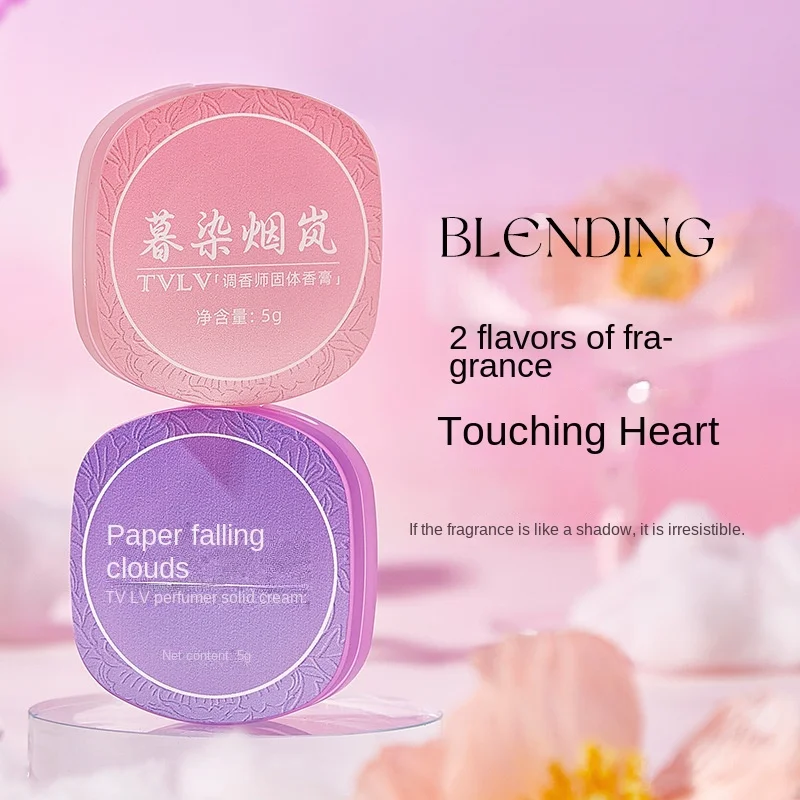 Wholesale Long-lasting Refreshing Solid Perfume Perfume Fragrance Fruity Natural Vegetarian Deodorant Travel-size Solid perfume