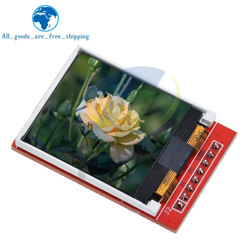 TZT 5V 3.3V 1.44 inch TFT LCD Display Module 128*128 Color Sreen SPI Compatible For Arduino mega2560 STM32 SCM 51