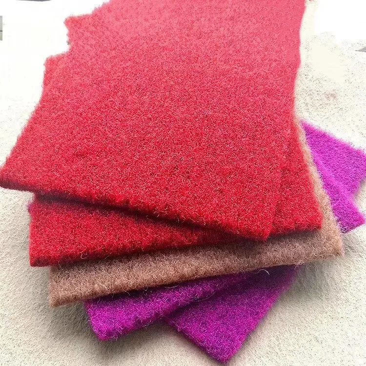 non woven needle punch felt soft velour car dashboard carpet roll