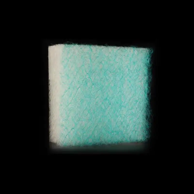 Glass fiber filter spray baking paint room bottom cotton paint fog filter cotton resistance paint net green white