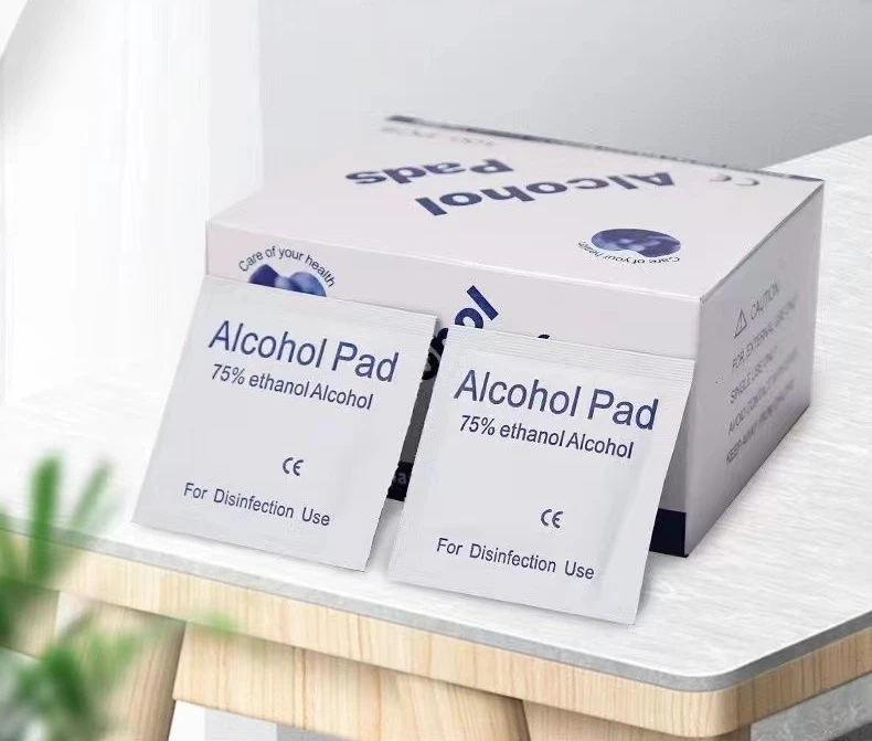 Top Selling Products 2024 Medical Supply Sterile Non-woven Medical Alcohol Swab 70% Isopropyl Wipes Alcohol Prep Pad
