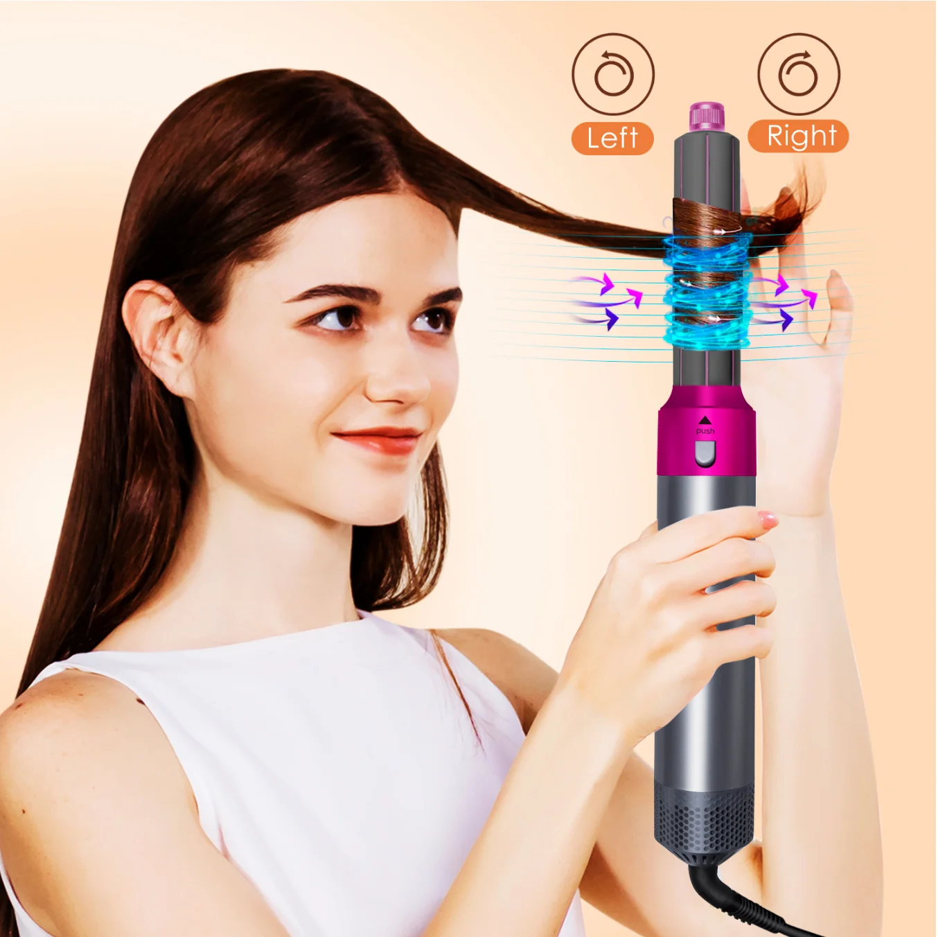 Factory Price 5 in1 Blowout Hair Dryer Brush Hot Air One Step Volumizer Hair Blow Dryer Brush Multi Styler