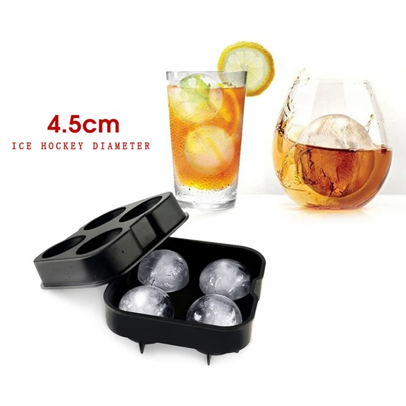 2020 New Design Food Grade ball Shaped Silicone Ice Cube Tray