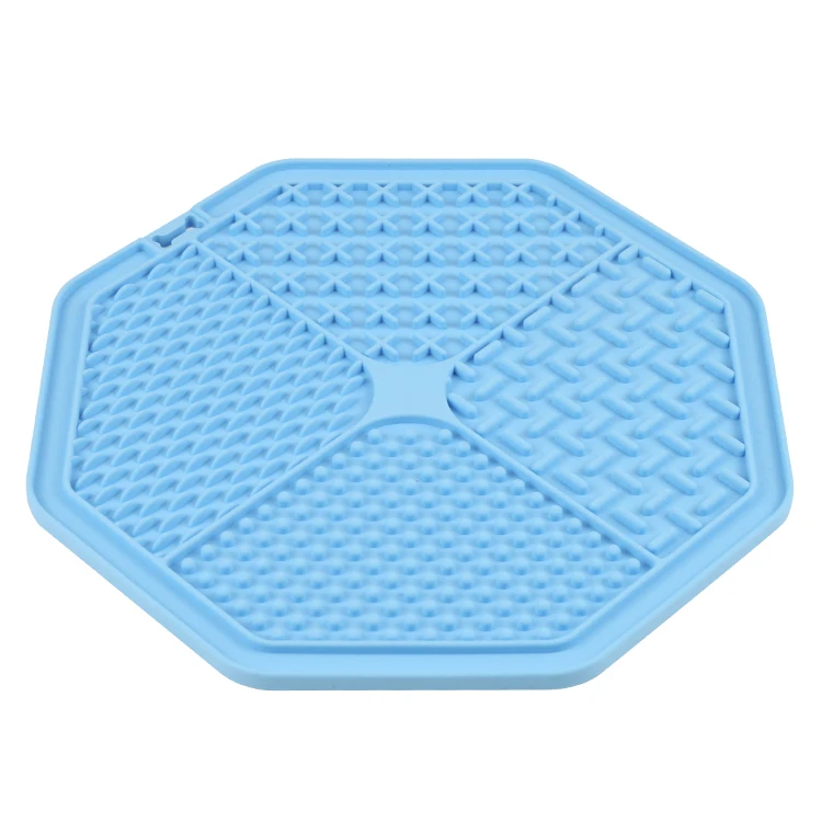 
Amazon Hot Selling Silicone Dog Mat Dog Slow Feeder Food Safe Dog Lick Pad 