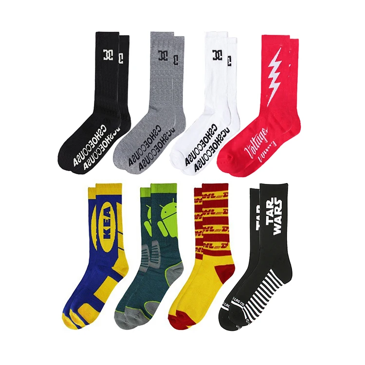 Custom SOX white black 100% bamboo cotton athletic crew socks fashion OEM sports socks men basketball socks elites  wholesale