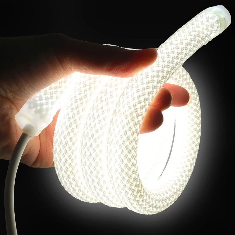 360 Degree Flex Strip Neon Light IP67 silicone round 3000/4000/6000k Free bending dimmable led strip customized white