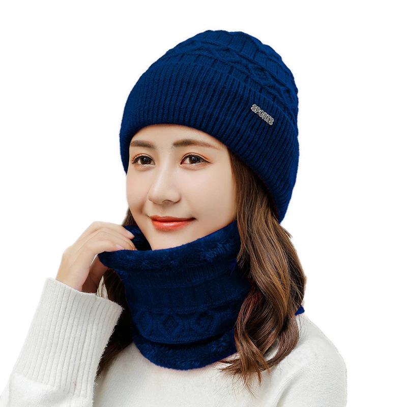 New Model Autumn Winter Keep Warm Adult Hat Fashion Women Winter Knitted Hat For Women