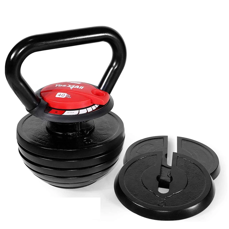 2kg 4kg Free Weighting Fitness Exercise Training Gym Equipment pesa rusa Kettlebell Adjustable Dumbbell Kettlebell Manufacturers