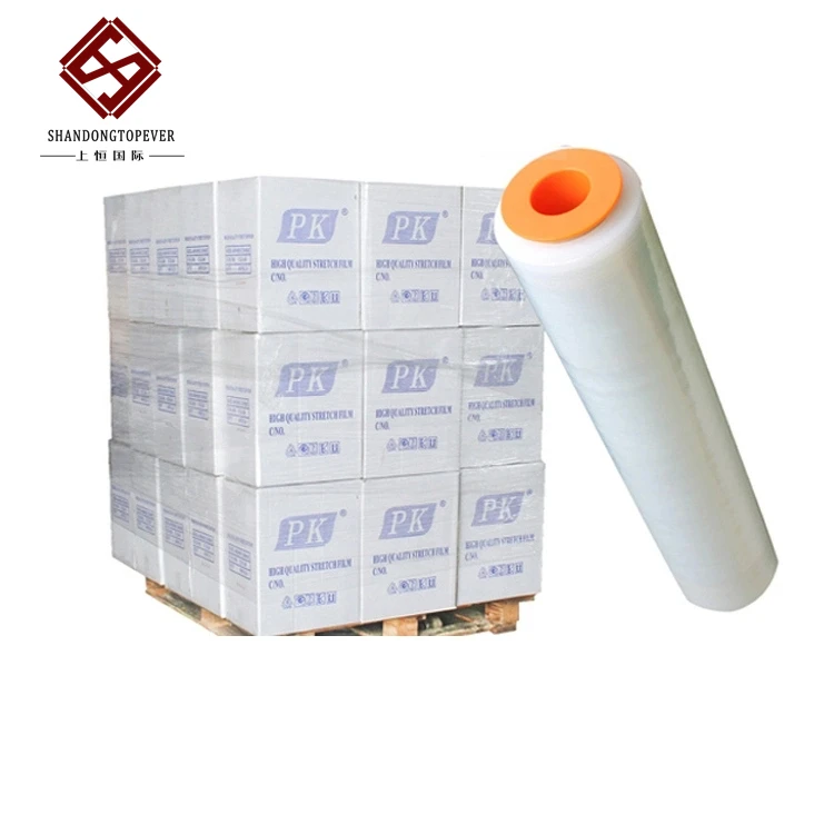 40kg 50kg Manual Plastic Wrapping PE LLDPE Stretch Film Jumbo Roll
