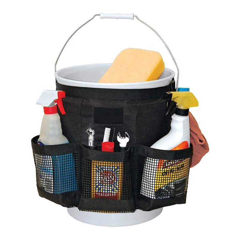 5 Gallon Bucket Boss Tools Case Hanging Organizer for Car Wash Garden or Fishing Water Storage Bag