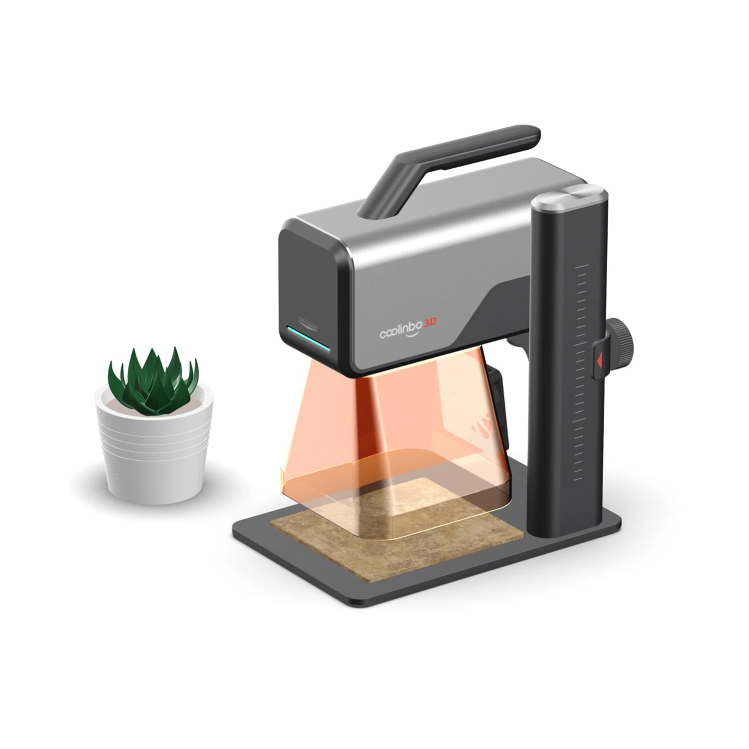 10W DIY Wood Plastic Colored Glass Fast Engrave Laser Packer 2 Laser Engraving Machine