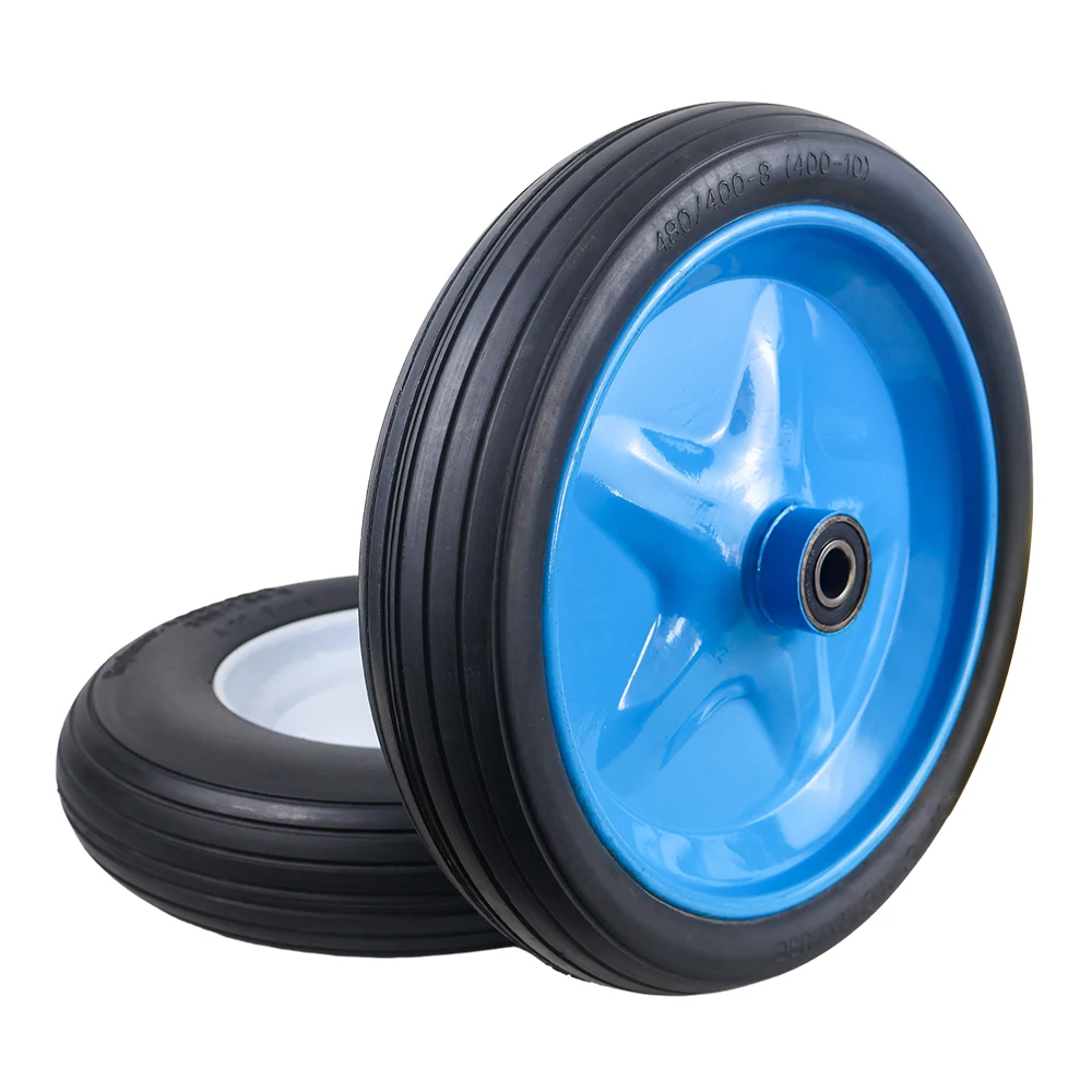 High Quality Chinese manufacturer heavy duty trolley  16 inch 4.80/4.00-8 PU foam tire