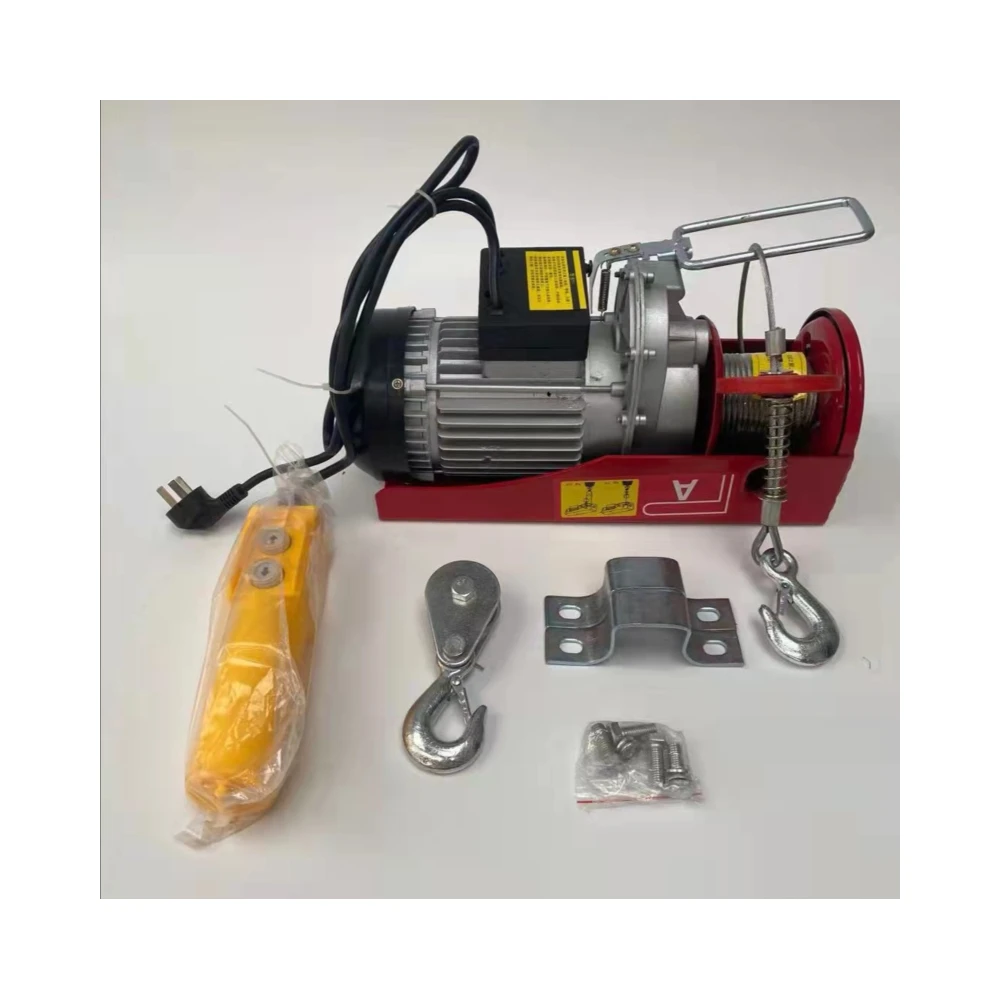 portable pa600 600kg remote control miniature micro small Mini pa type Electric Wire Rope Hoist