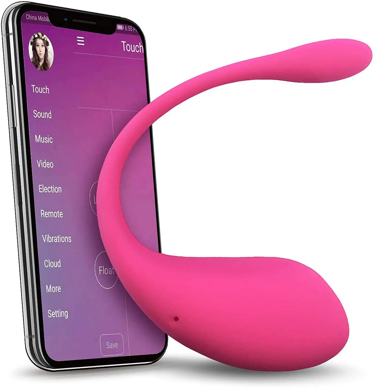 Dolphin ben wa vaginal vibrating kegel balls with app for female exercise