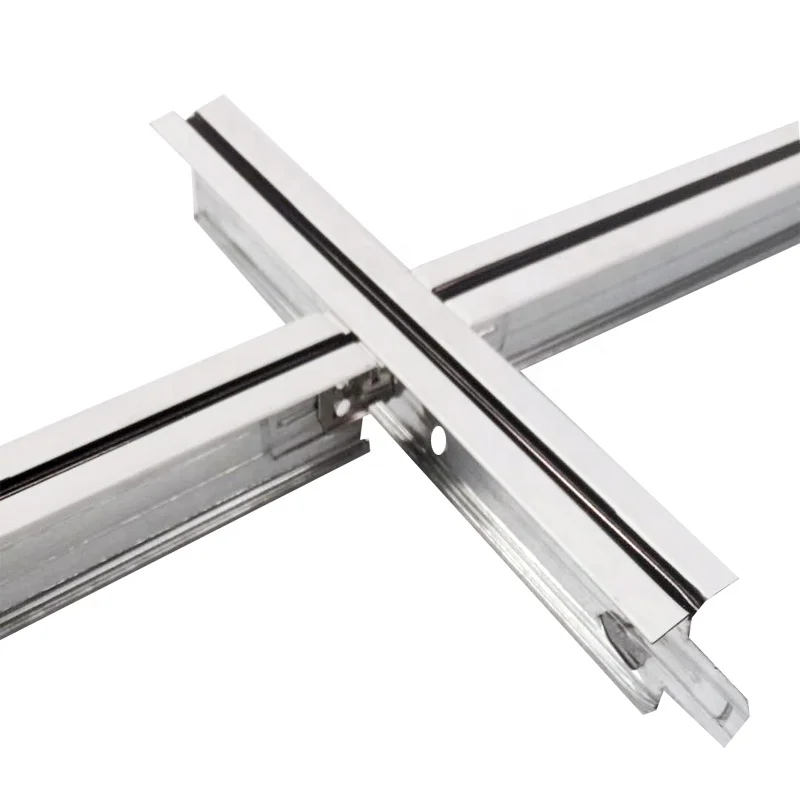wholesale latest special customizable carving dragon steel T24 wide plane false suspension ceiling T grid components