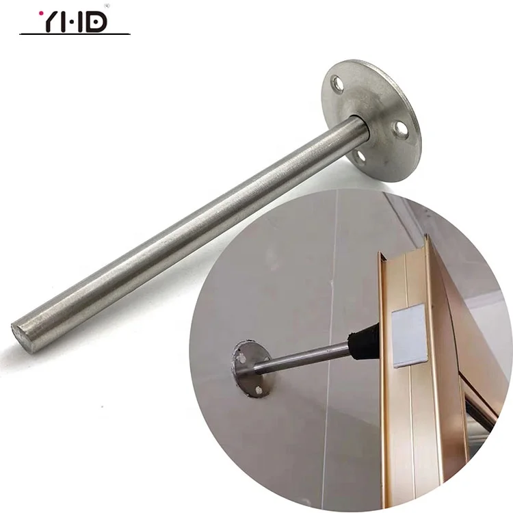 Stainless Steel Sliding Roller Door Wedge Stopper Safety Door Stop