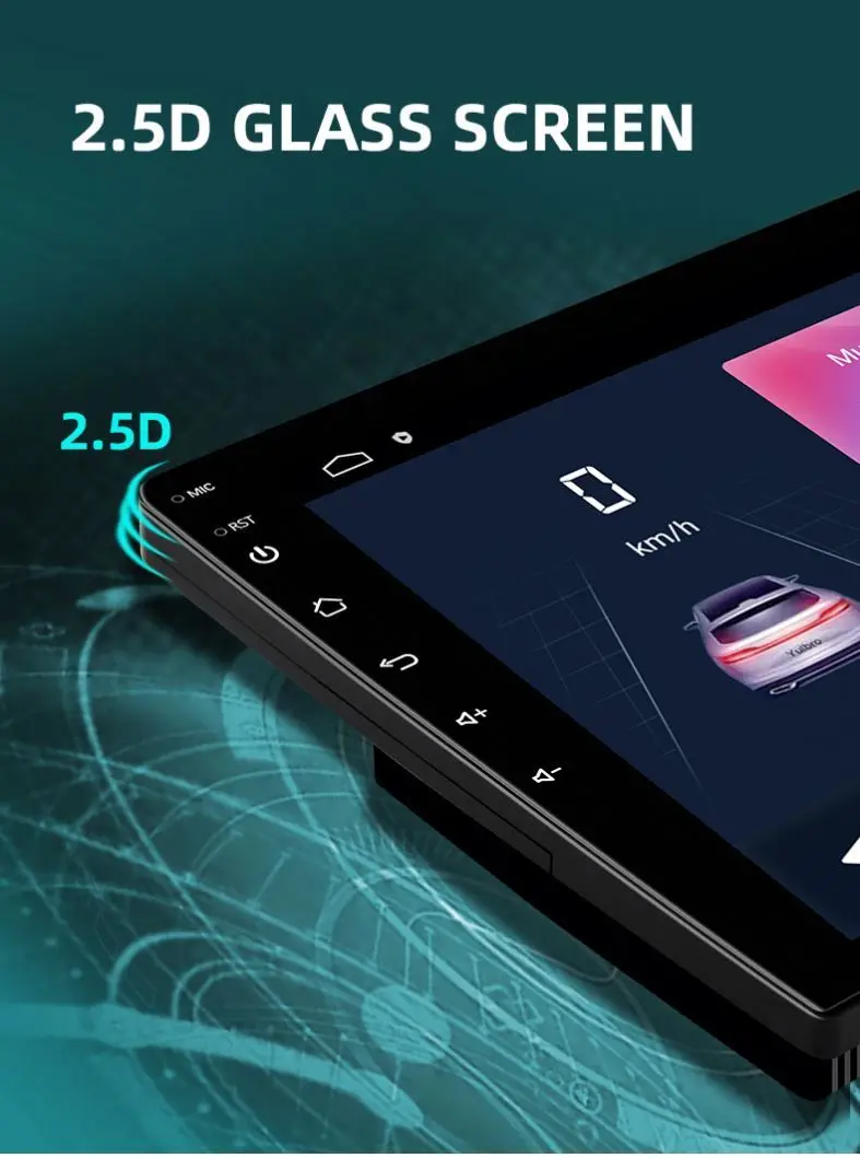 9 0 Android новый продукт GPS навигация дюймов автомобиль 1 + 16 ГБ Wifi BT Универсальный автомобильный аудио
