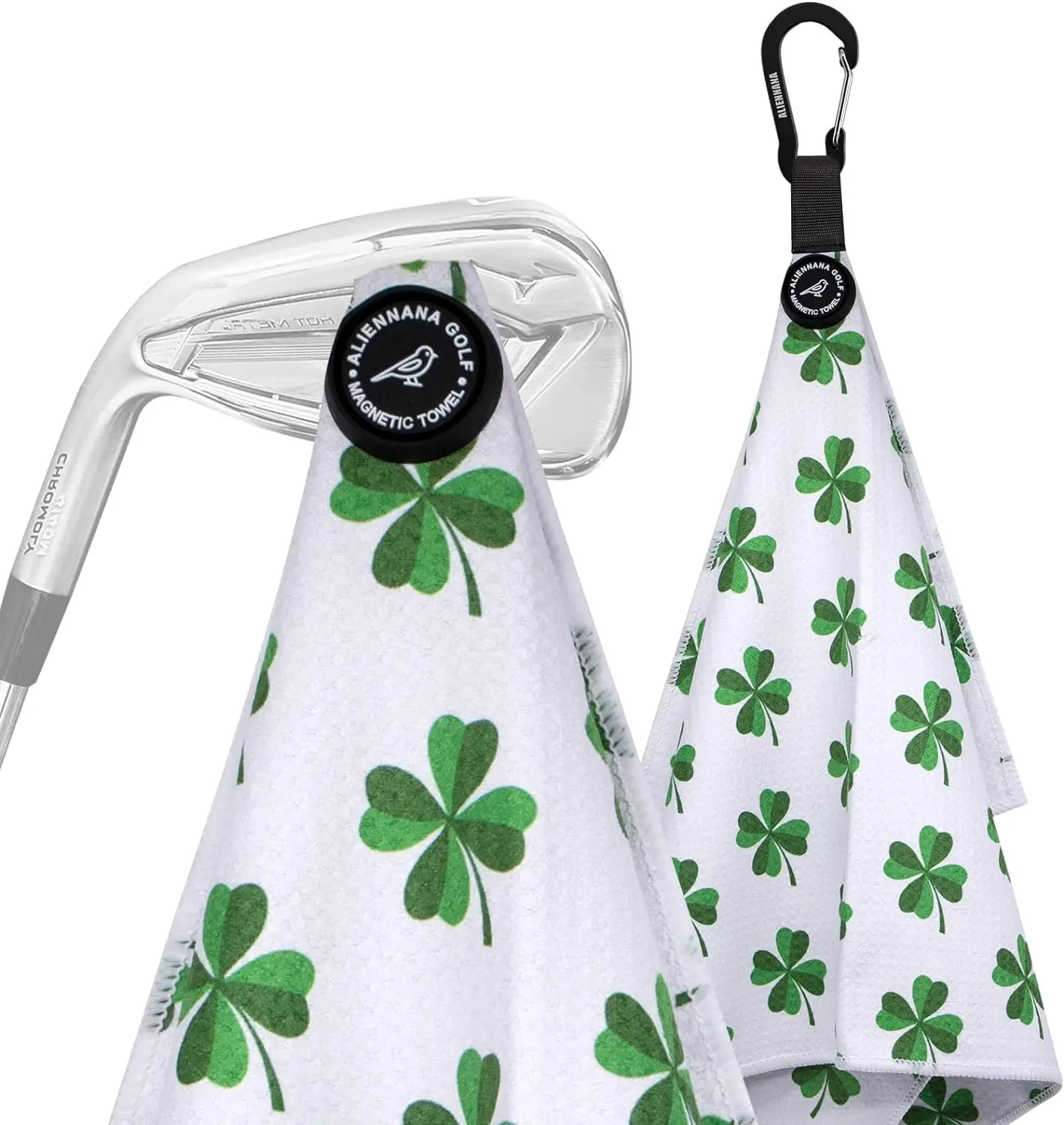 golf accessories embroidery logo sublimation golf towels 16x24inches microfiber waffle magnetic oem golf towel with magnet