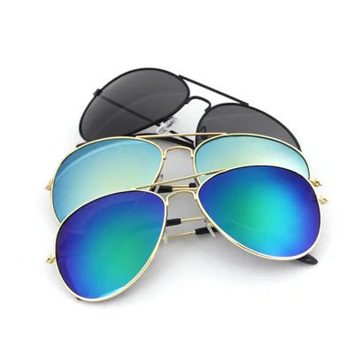 Fashion Men Women sunglasses Mirror Vintage Aviation Pilot Sun glasses