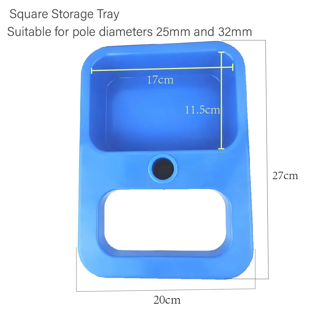 Wholesale ABS Square Infusion Stand Storage Tray, Infusion Stand Accessories for Hospitals, Nursing Homes and HomesIV pole