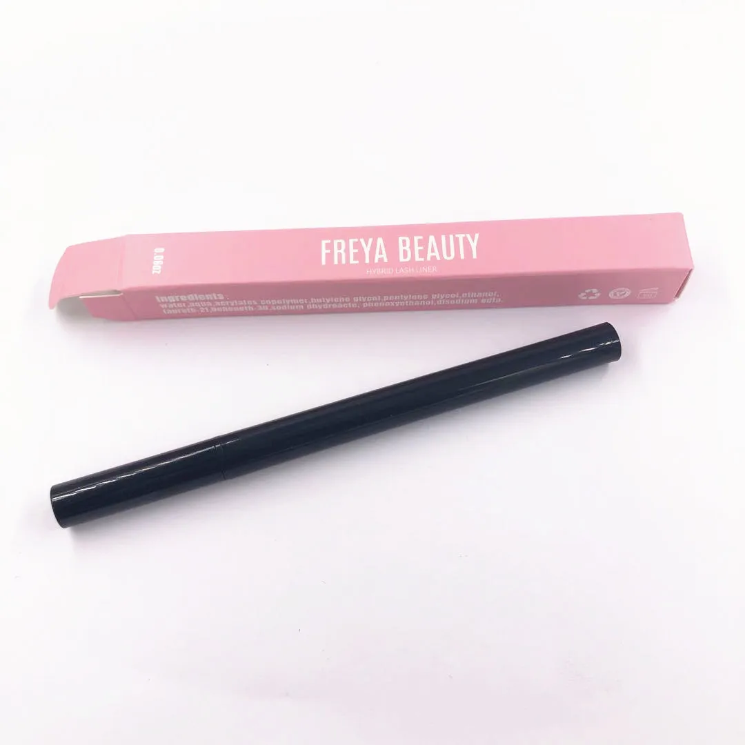 Полноразмерные ресницы с прозрачной волшебной клейкой подводкой для глаз